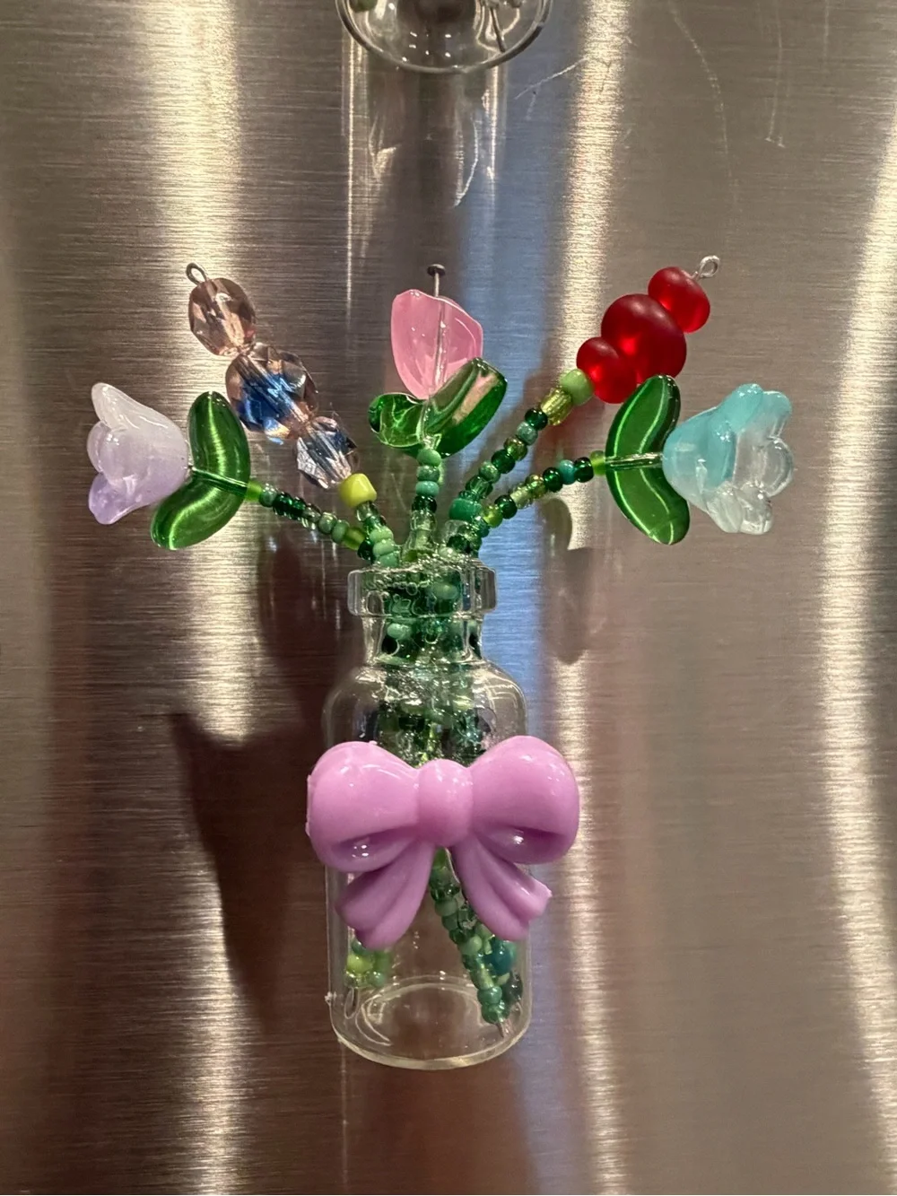 Mystery Handmade Beaded Flower Bouquet Magnet - BENEFITING PEDIATRIC SARCOMA